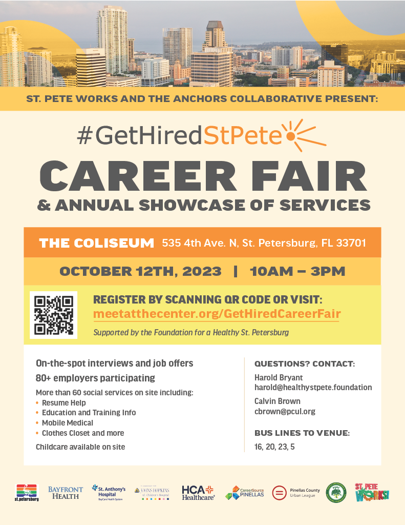 Get Hired St. Pete Career Fair – CareerSource Pinellas